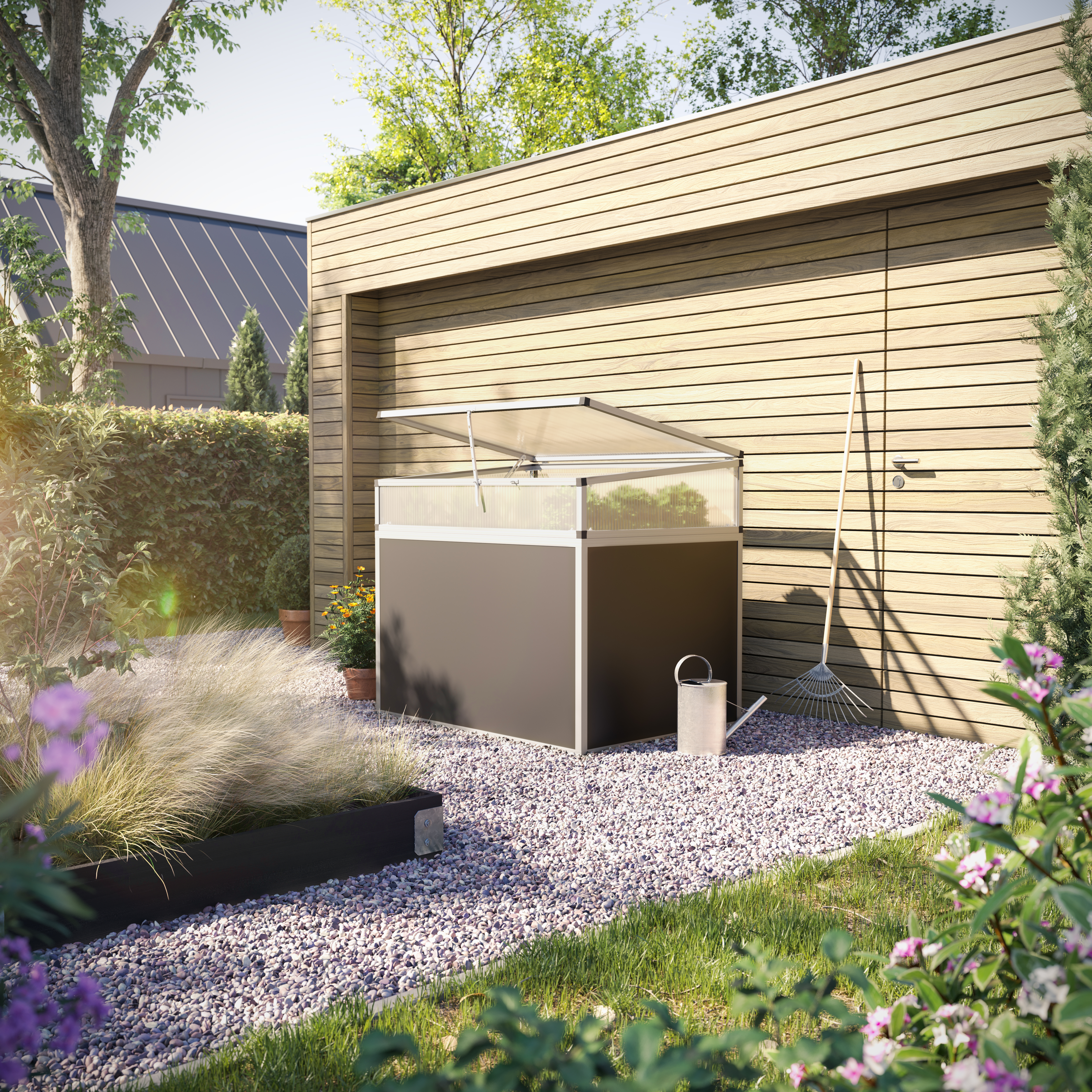 KGT Aluminium-Hochbeet 130, Profilsystem "pressblank" KGT Aluminium-Hochbeet 130, Profilsystem "pressblank"