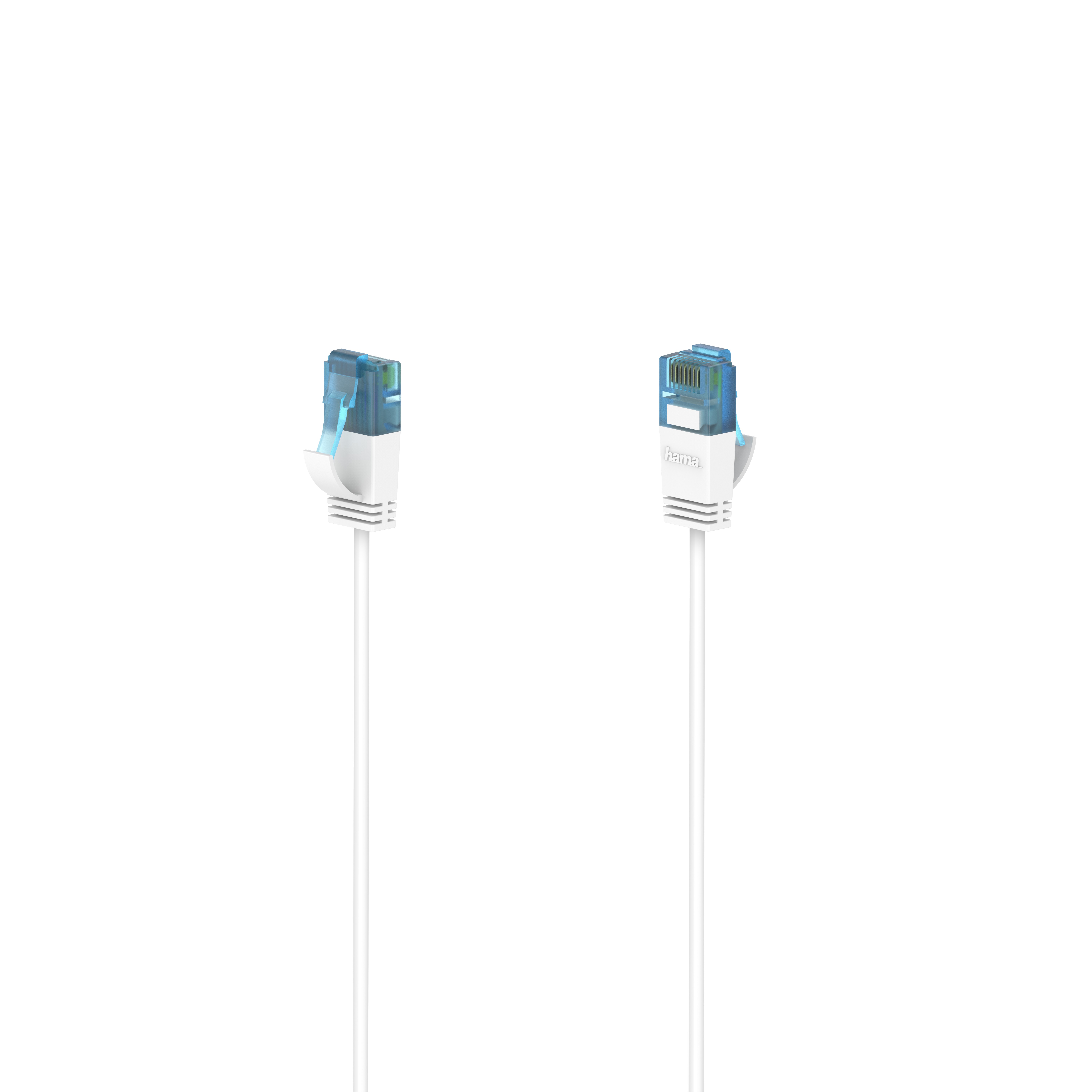 813016 Hama Netzwerkkabel, FLEXI-SLIM CAT-6A 10 G, 3M