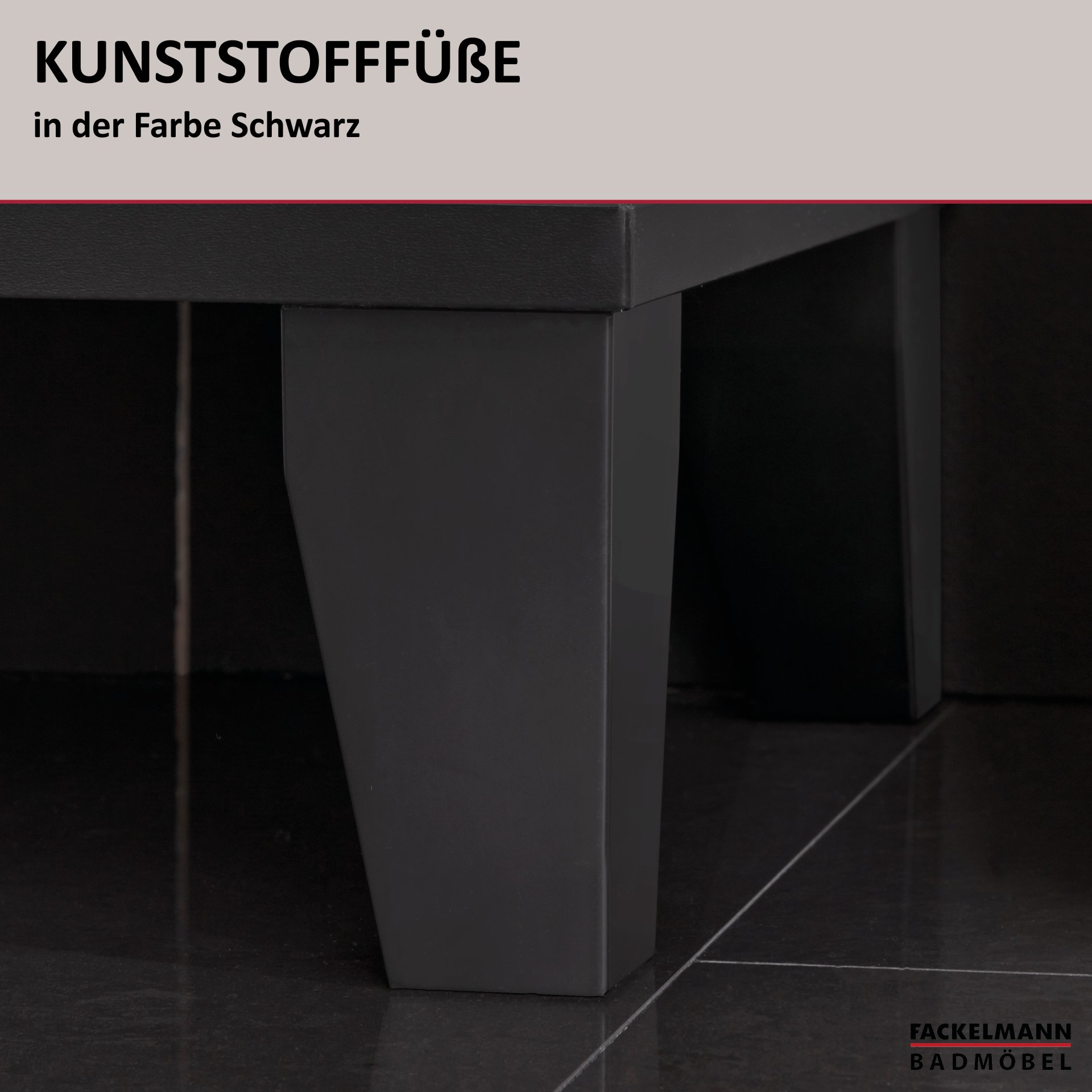 Fackelmann TE-A Beckenunterschrank, 602 x 632 x 320 mm, Weiß