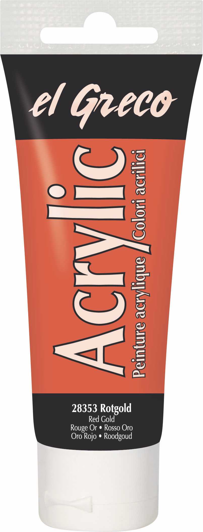 28353_KREUL_elGrecoAcrylic_Rotgold_75ml_RGB Acrylic