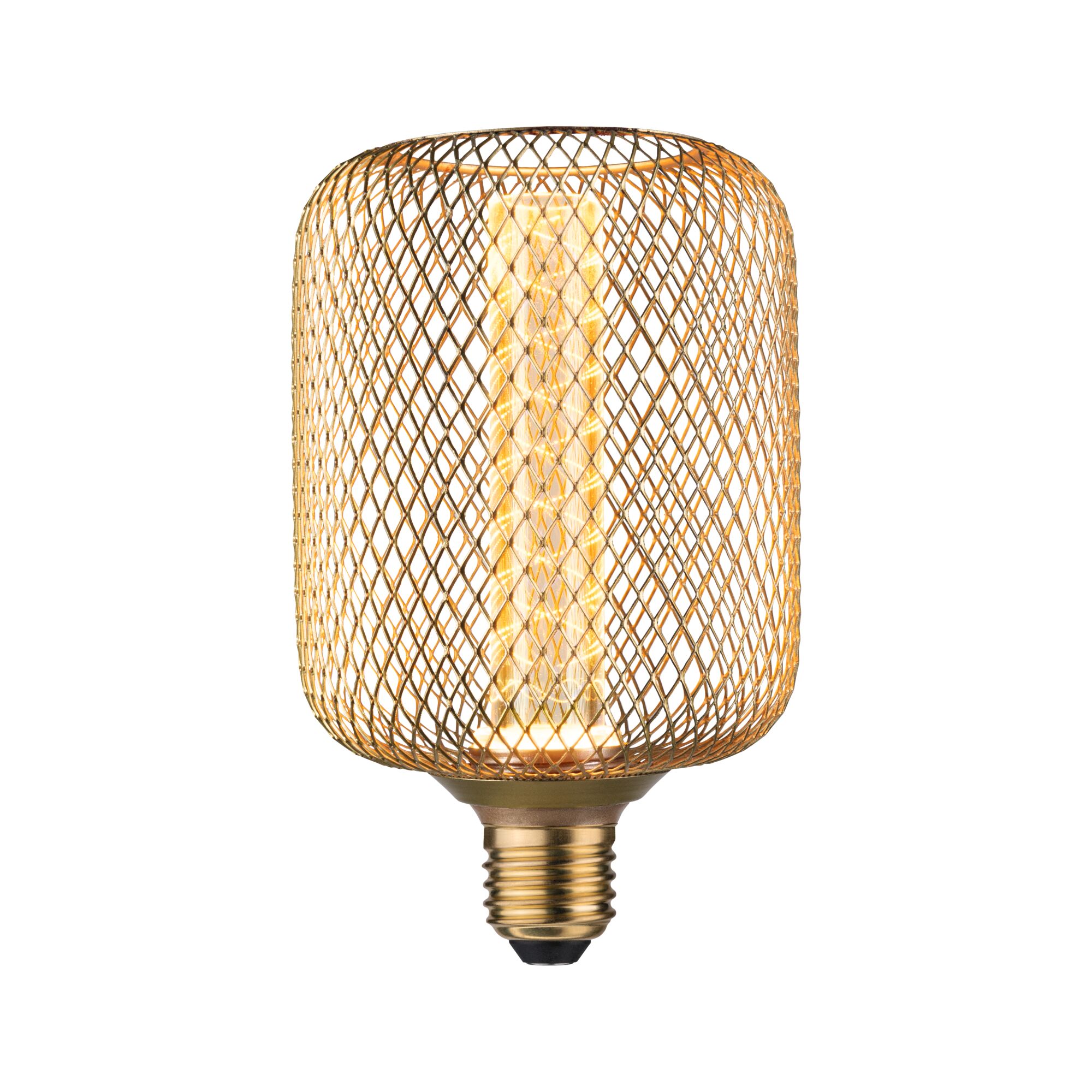 Paulmann LED Metallic Glow Zyl messing Spiral E27, 200lm, 4,2W, 1800K, 230V Paulmann LED Metallic Glow Zyl messing Spiral E27, 200lm, 4,2W, 1800K, 230V