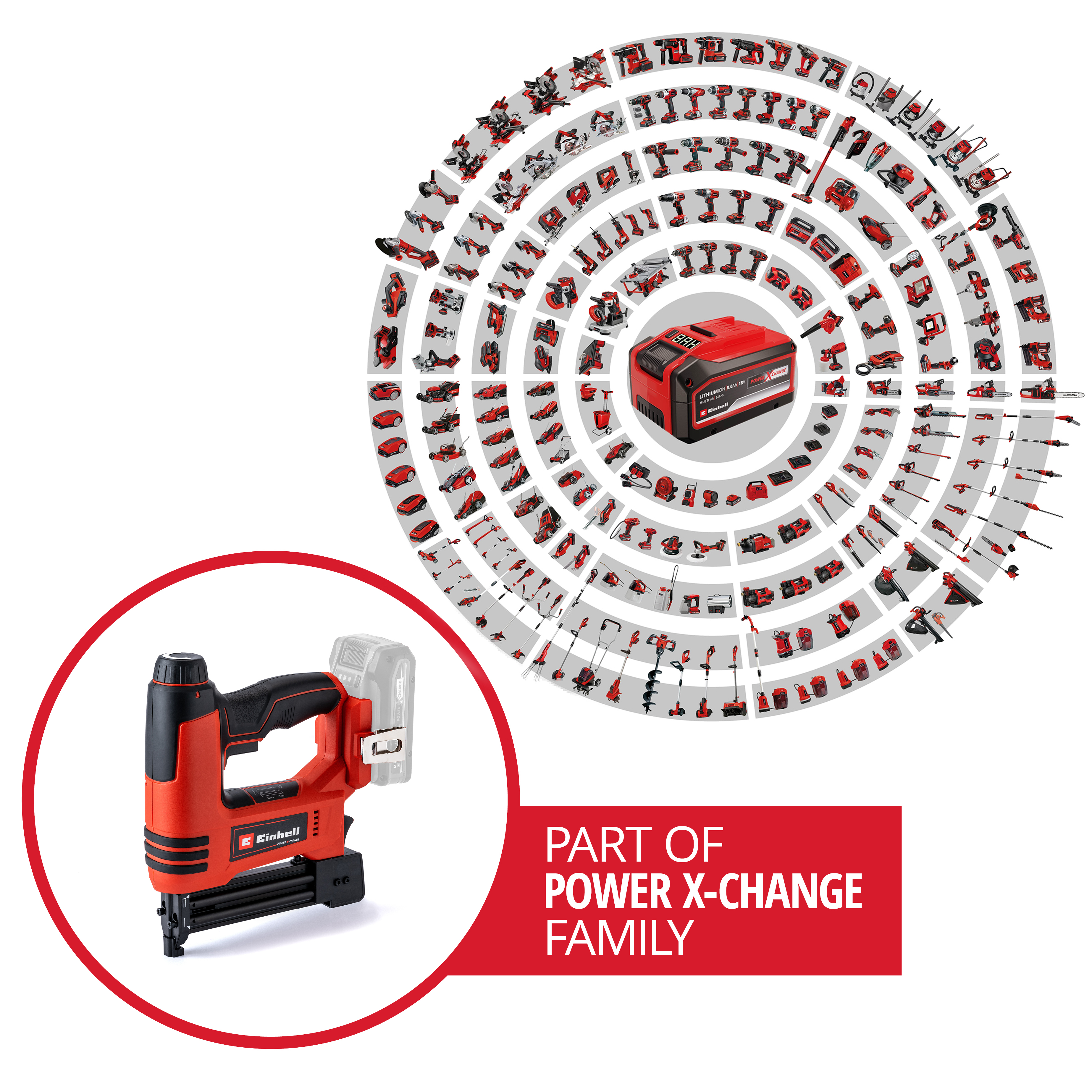 Einhell Akku-Nagler TE-CN 18 Li - Solo