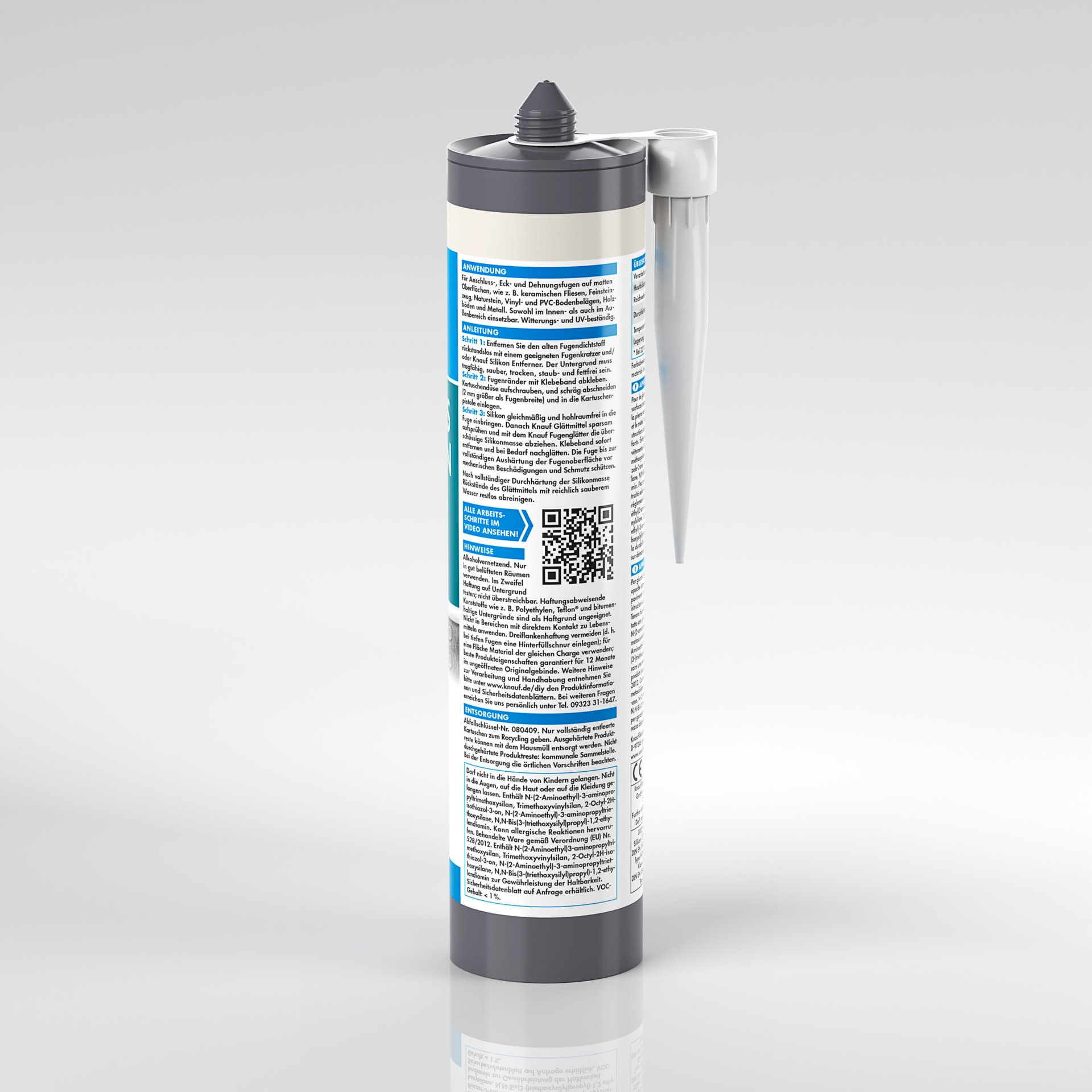Knauf mattes silikon, manhattan, 300 ml Knauf mattes silikon, manhattan, 300 ml