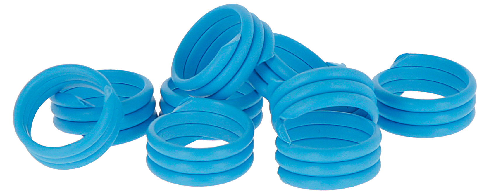 Kerbl Spiralring, 16 mm, blau, 20 St. im Pack