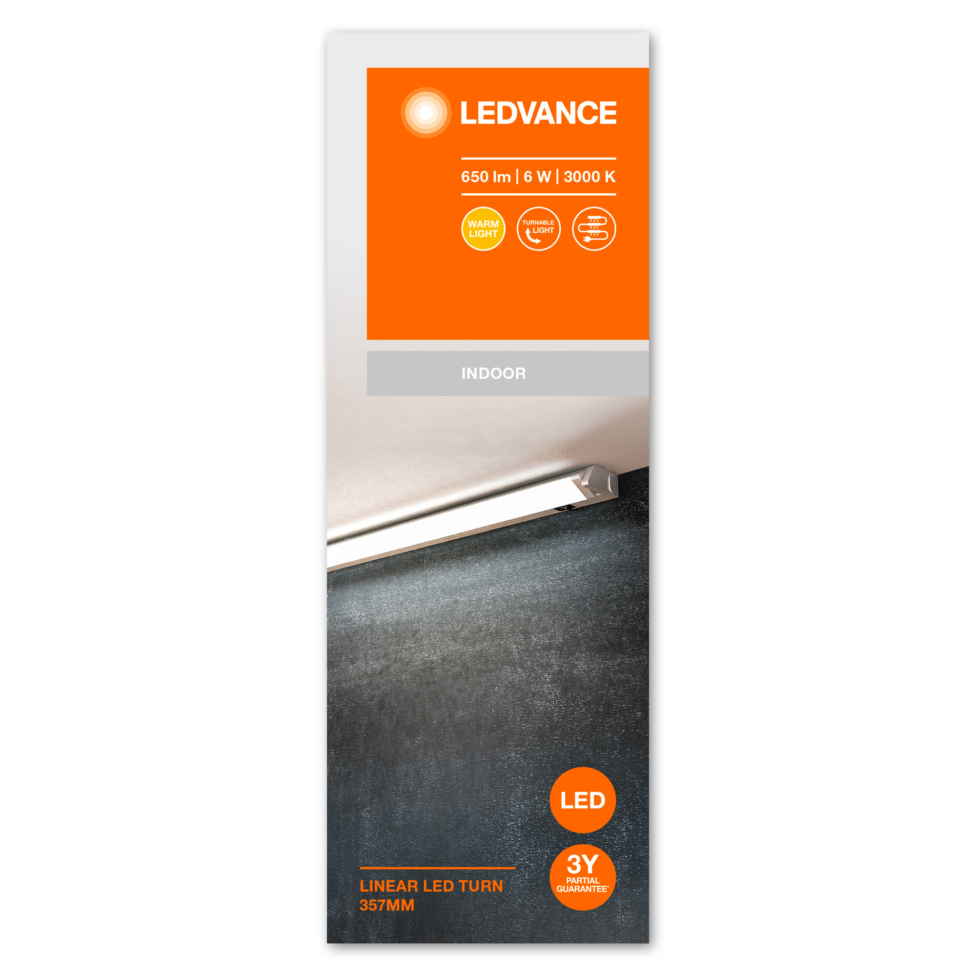 LEDVANCE Unterschrankleuchte Linear LED Turn, 357 mm LEDVANCE Unterschrankleuchte Linear LED Turn, 357 mm