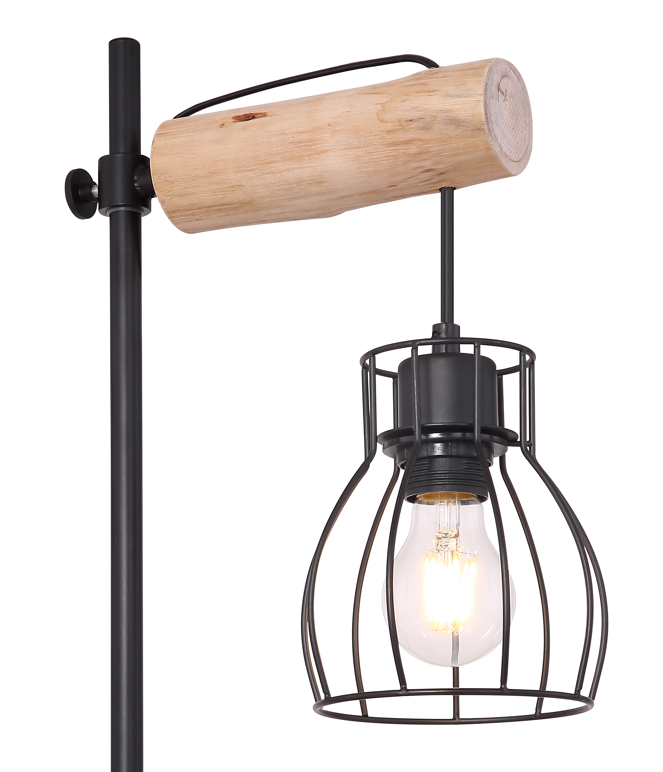 Globo Tischleuchte Metall/Holz