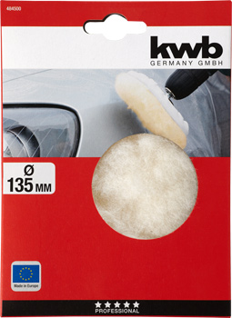 484500-300 Kwb Lammwoll-Polierhaube, 135 mm