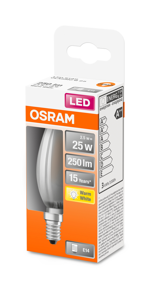 4058075436664_Packaging_image OSRAM LEUCHTMITTEL LED RETROFIT CLASSIC B 25 FR 2.5 W/2