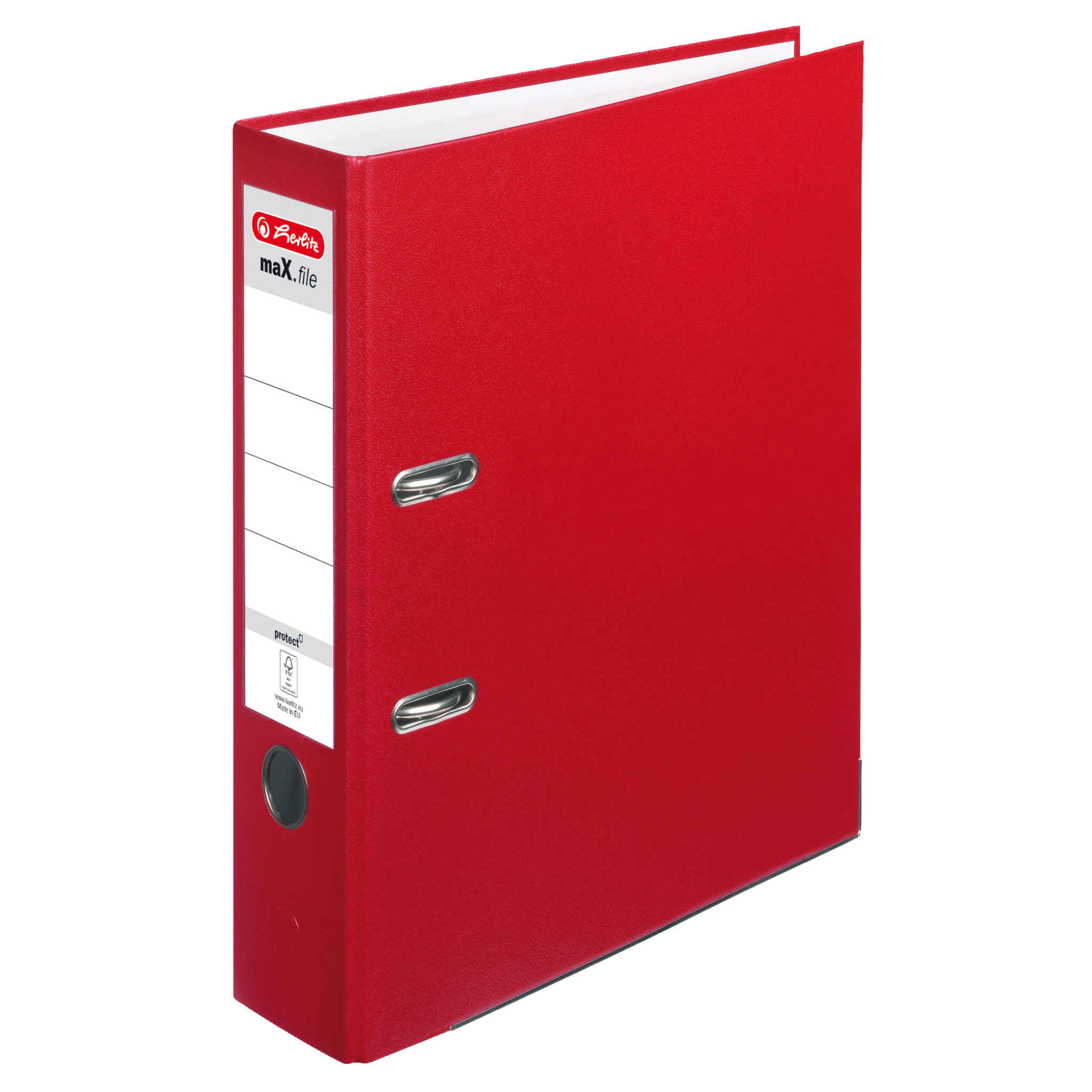Herlitz ORD protect A4 8cm rt maX.file A4, 5 cm, rot