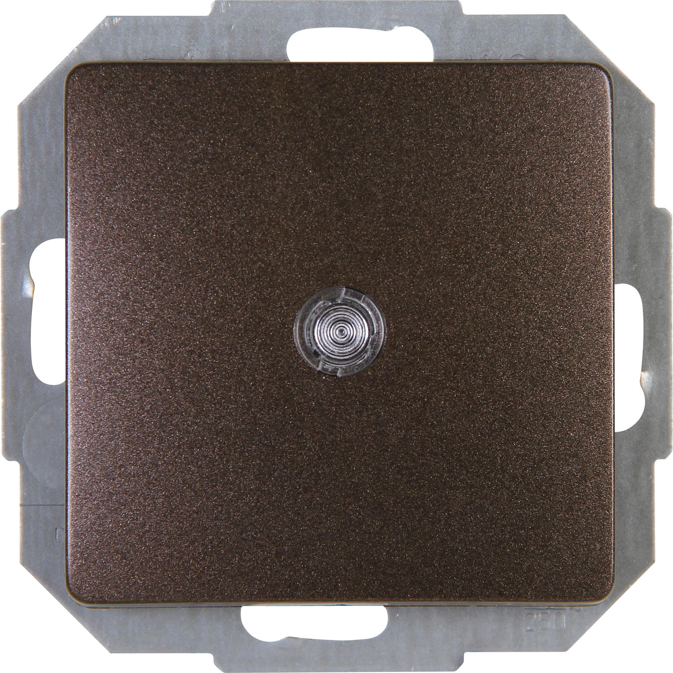 Kopp PARIS Taster beleuchtet, palisanderbraun Kopp PARIS Taster beleuchtet, palisanderbraun