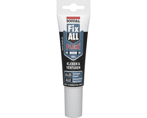 Soudal Montagekleber Fix All Flexi, weiß, 204 ml Soudal Montagekleber Fix All Flexi, weiß, 204 ml