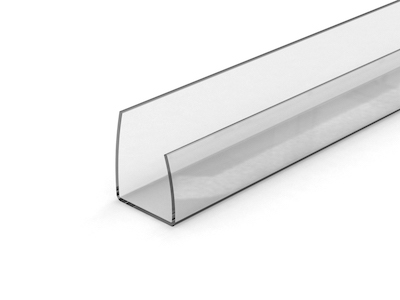 Palram PC U-Profil 980 x 6 mm, für Doppelstegplatte (980 mm für 4,5 - 6 mm) Palram PC U-Profil 980 x 6 mm, für Doppelstegplatte (980 mm für 4,5 - 6 mm)