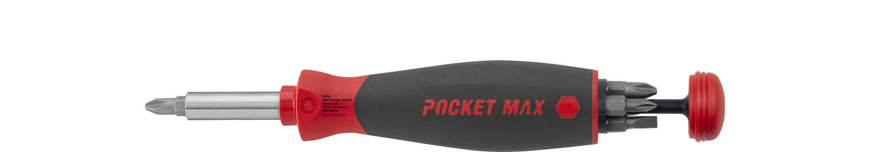 Wiha Schraubendreher mit Bit Magazin PocketMax® magnetisch