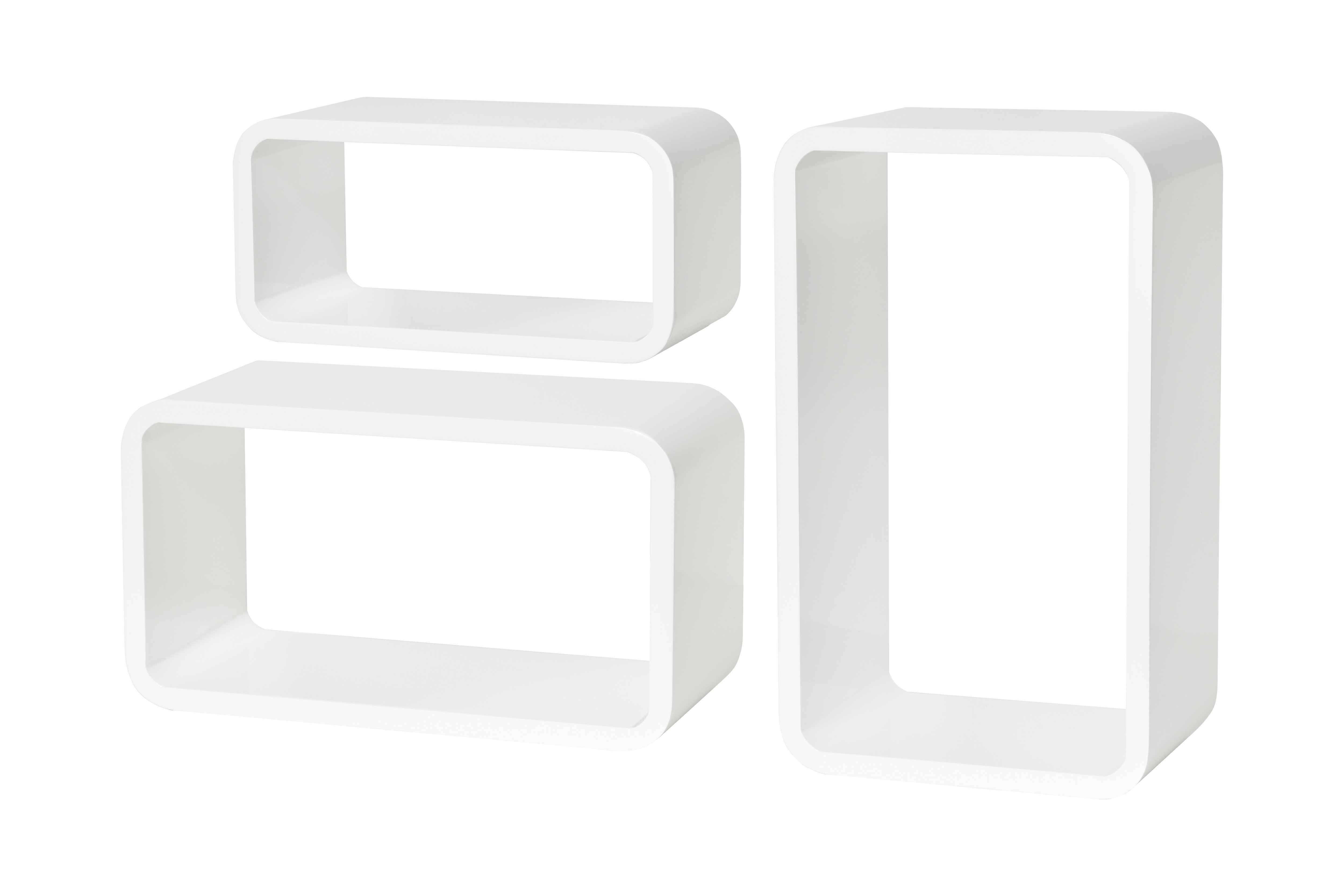 113289-Longcube-Set-weiss-hochglanz-500x300x200mm Dolle Regal Longcube-Set