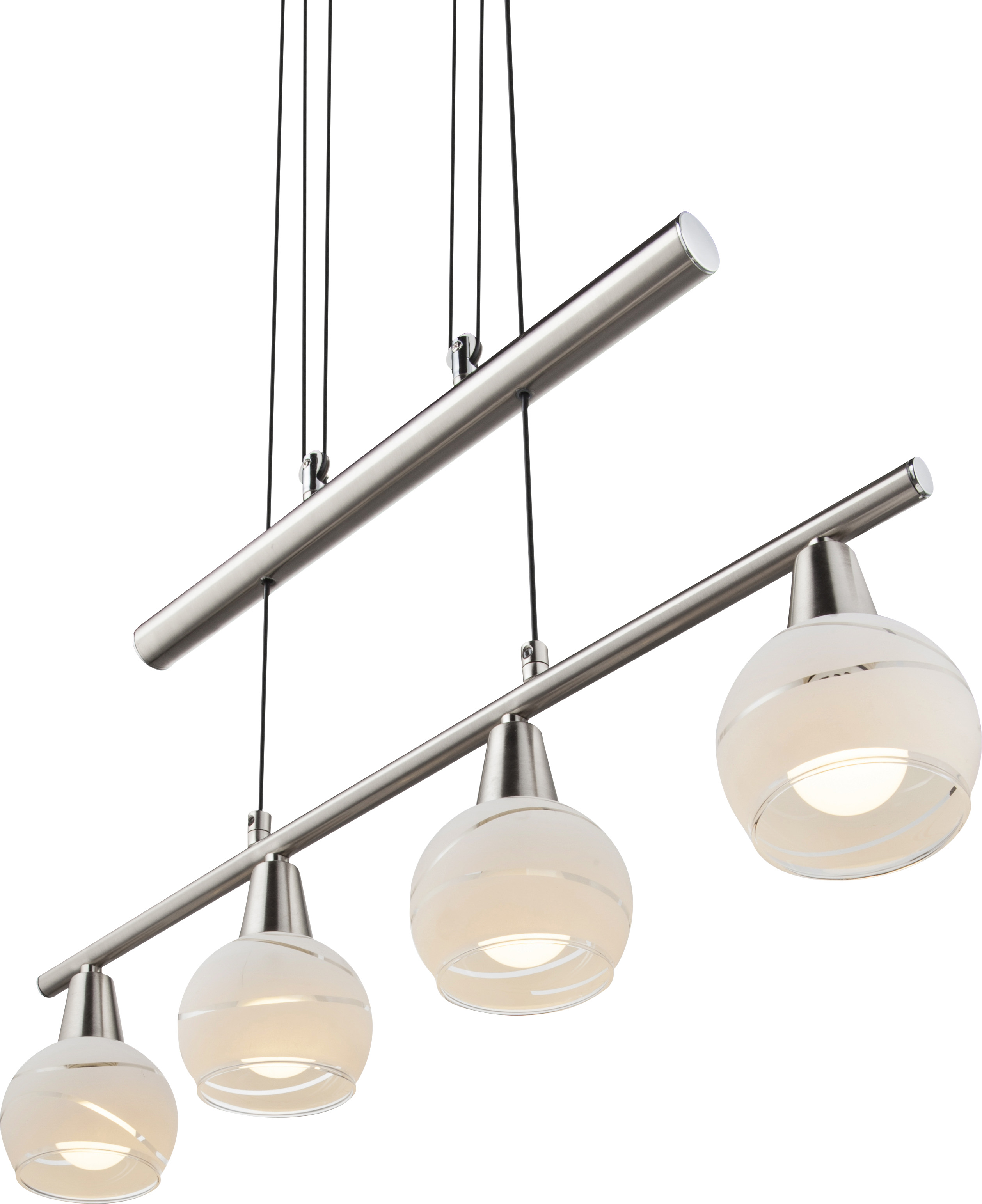 GLOBO HÄNGELEUCHTE 4X4W 400LM NICKEL-MATT