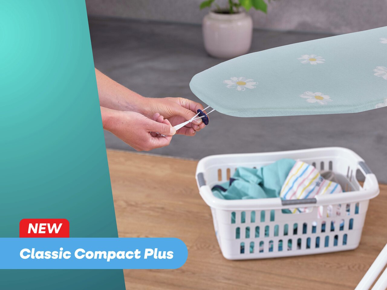 Leifheit Bügeltisch Classic M Compact Plus, 120 x 38 cm