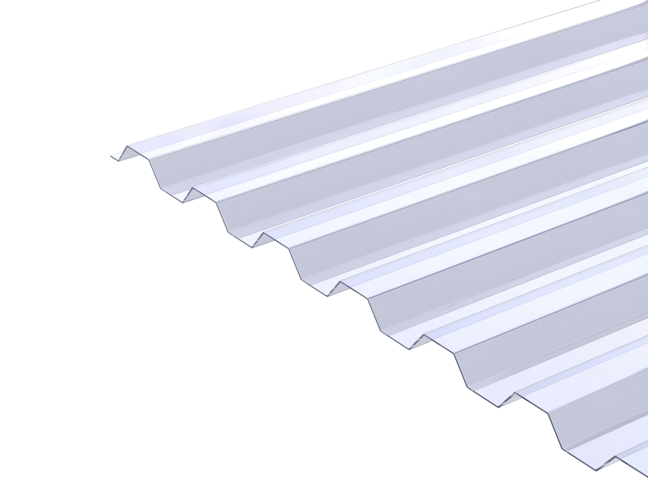Suntuf PC WP Trapez 70/18 2500 x 900 x 0.65 mm, klar Suntuf PC WP Trapez 70/18 2500 x 900 x 0.65 mm, klar