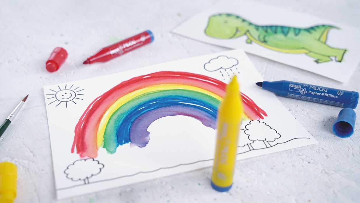 Kreul Aquarellmalstifte "Mucki", Farben Spiel Kiste Set Kreul Aquarellmalstifte "Mucki", Farben Spiel Kiste Set