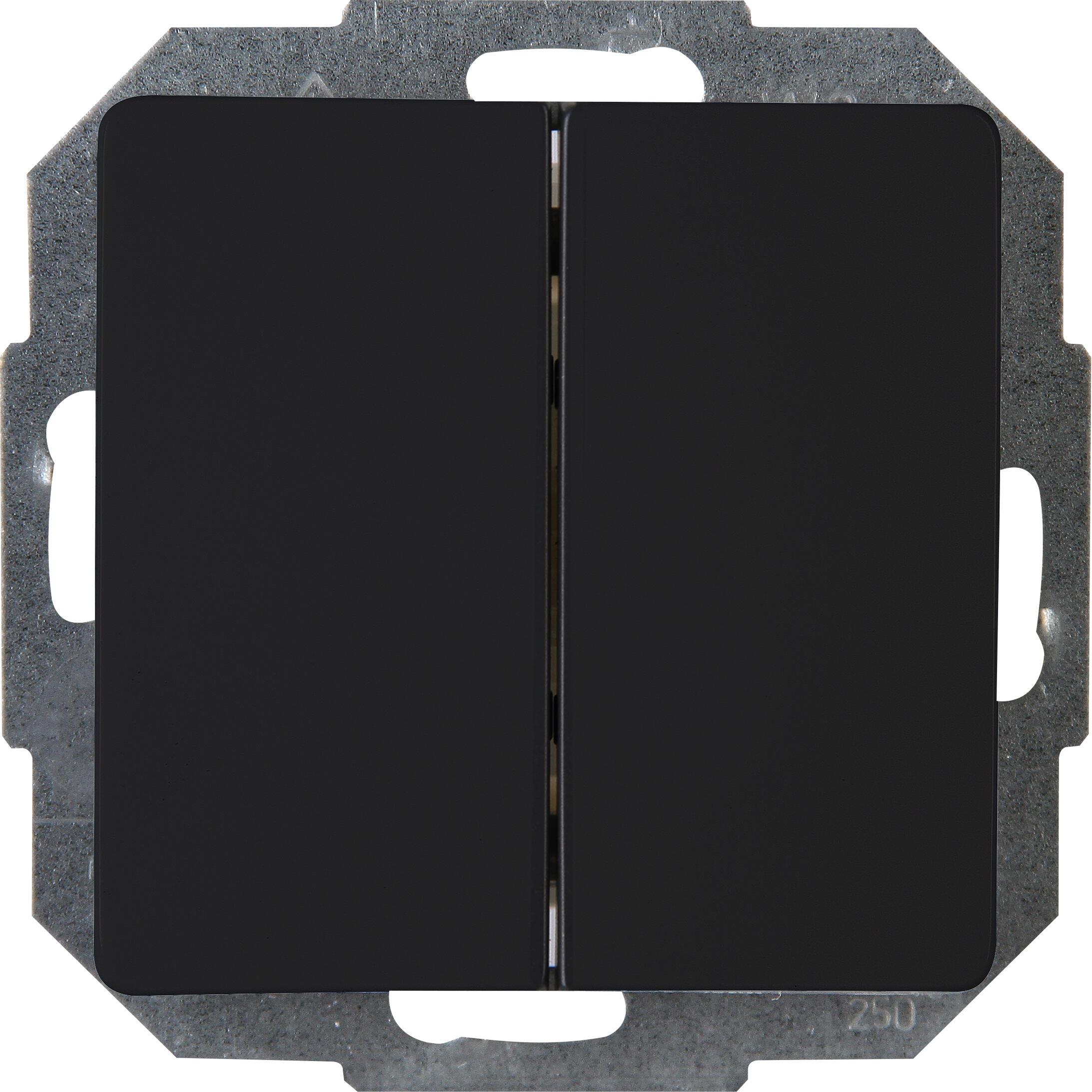 Kopp PARIS Wechselschalter, schwarz matt Kopp PARIS Wechselschalter, schwarz matt