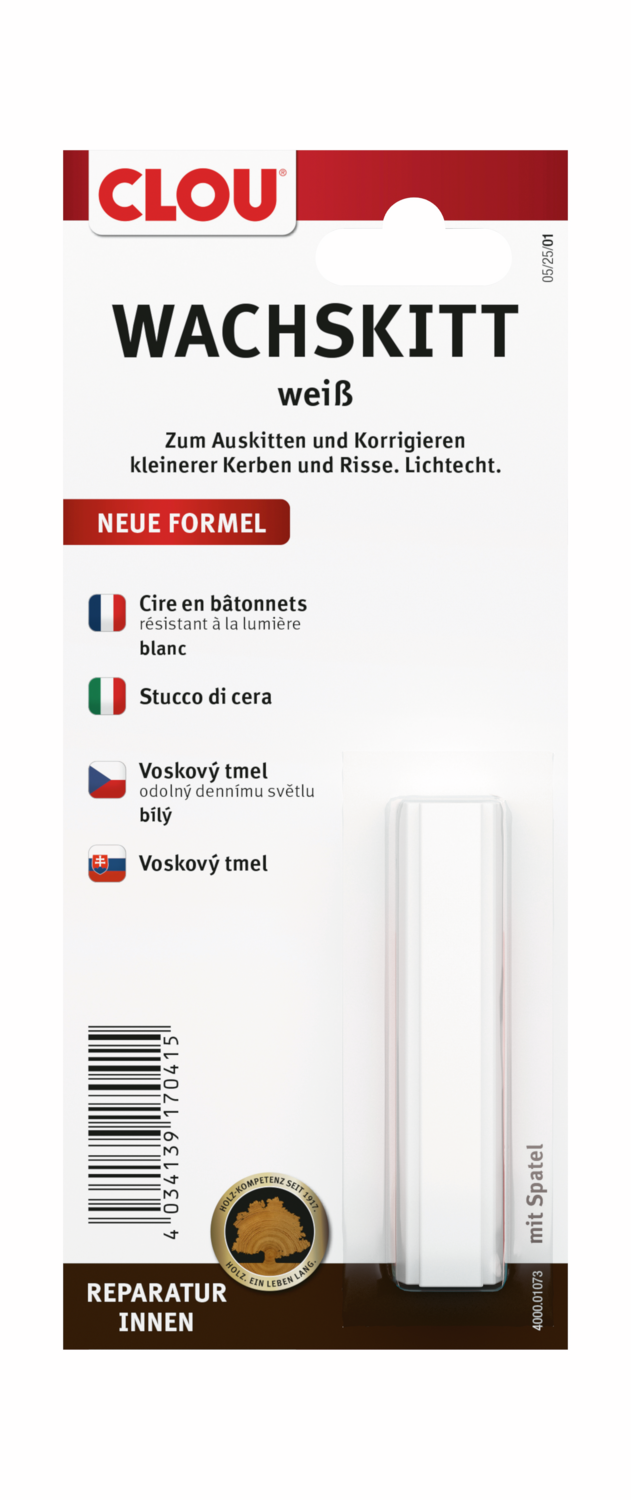 Clou Wachskitt, Weiß
