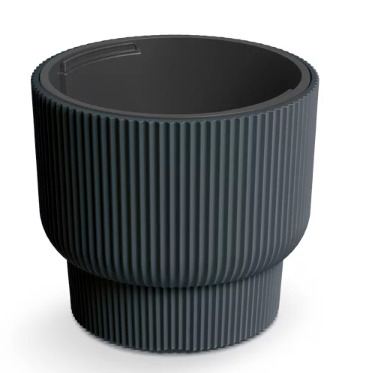 Prosperplast Blumentopf Milly, Ø 29,9 cm, H:27 cm, anthrazit