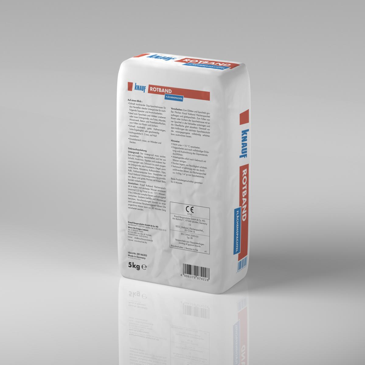 4006379074228_Rotband-Fl-chenspachtel-5kg_Produkt_2 Knauf Rotband Flächenspachtel, 5 kg