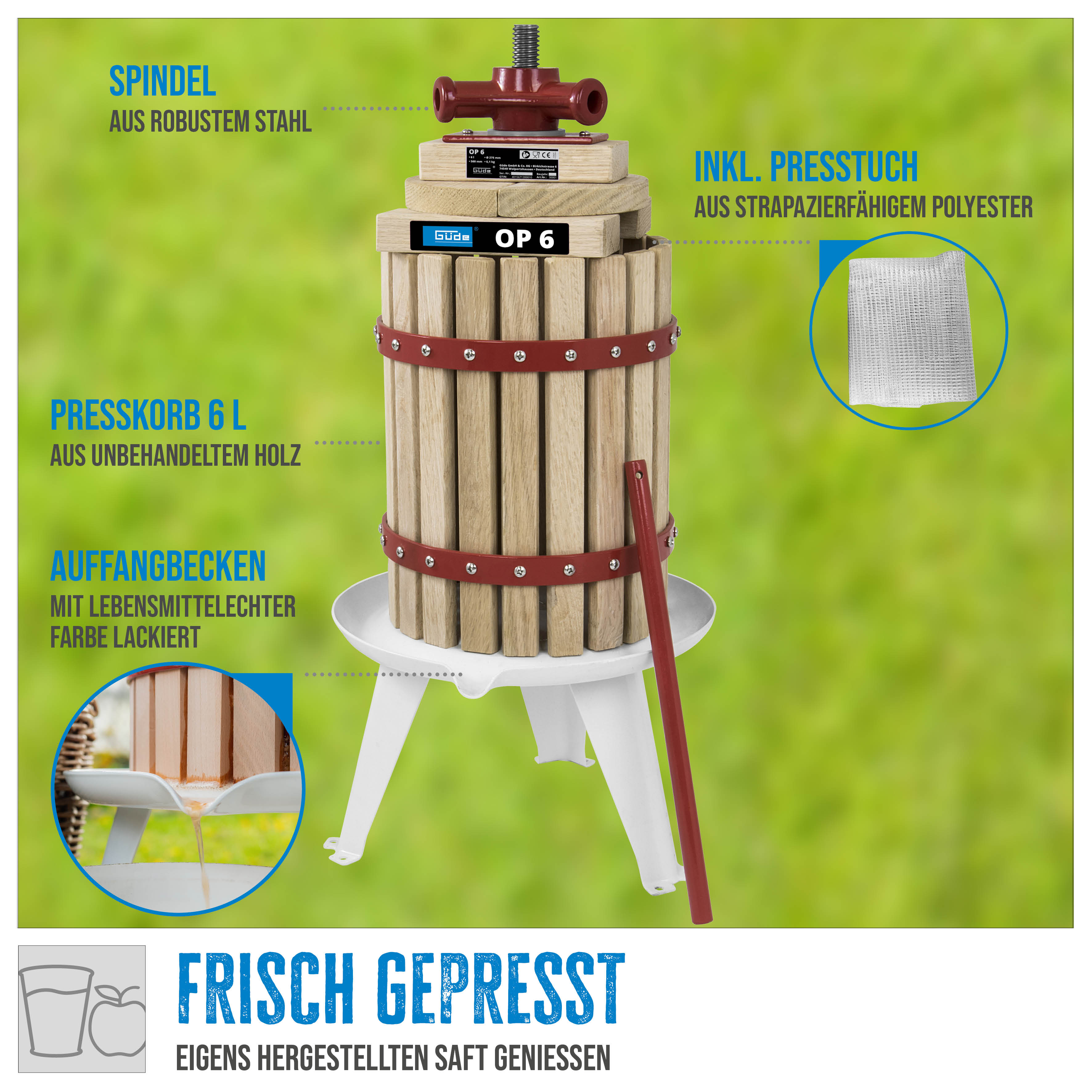 Güde Obstpresse OP 6