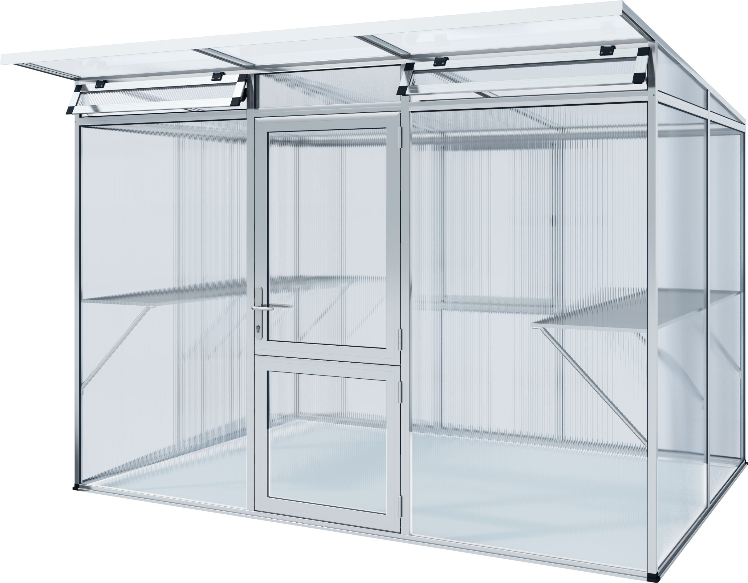 KGT Gewächshaus Linea II, pressblank KGT Gewächshaus Linea II, pressblank