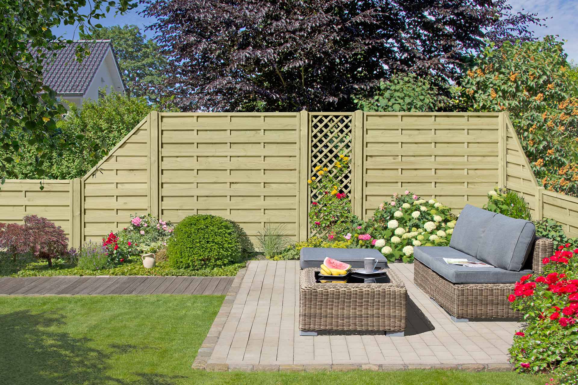 Delta Dichtzaun, KDI grün, 180 x 180 cm Delta Dichtzaun, KDI grün, 180 x 180 cm