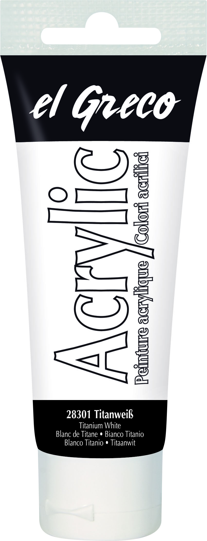 4000798283018 EL GRECO ACRYLIC 75ML TITANWEISS KREUL
