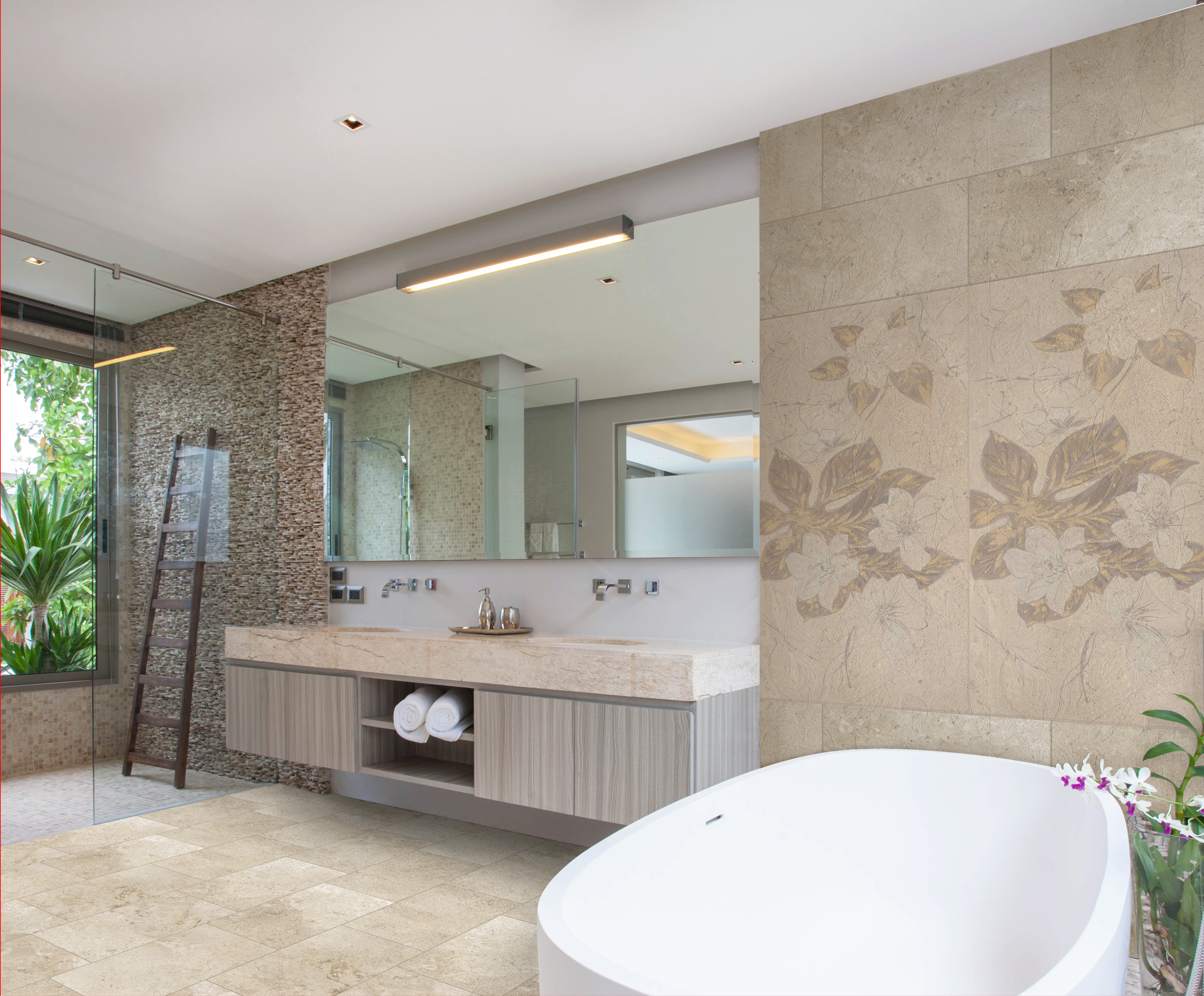 Bodenfliese Imperial Beige, 30 x 60 cm