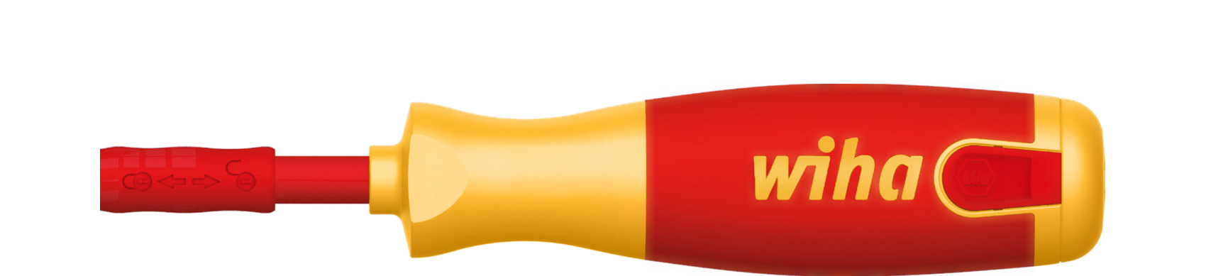 Wiha Schraubendreher mit Bit Magazin LiftUp electric, Schlitz, Phillips, PlusMinus/Pozidriv mit 6 slimBits in Blister