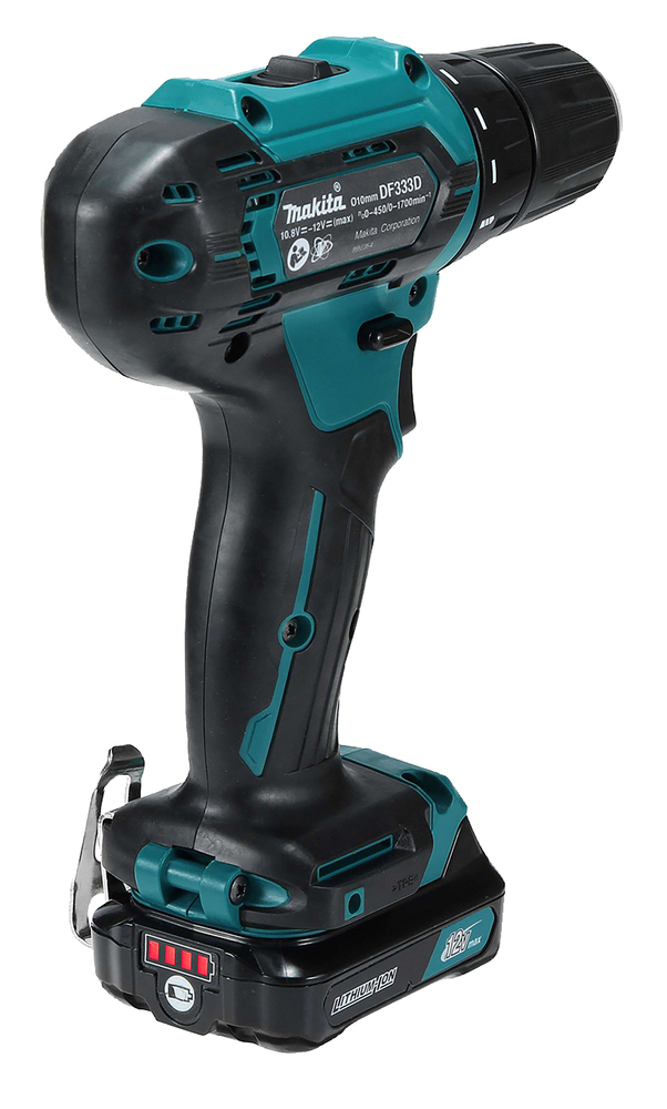 Makita Akku-Bohrschrauber DF333D, inkl. 2Ah und 12V Akku & Ladegerät Makita Akku-Bohrschrauber DF333D, inkl. 2Ah und 12V Akku & Ladegerät