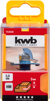 Kwb Hartmetall-Scheibennnutfräser, 3 mm