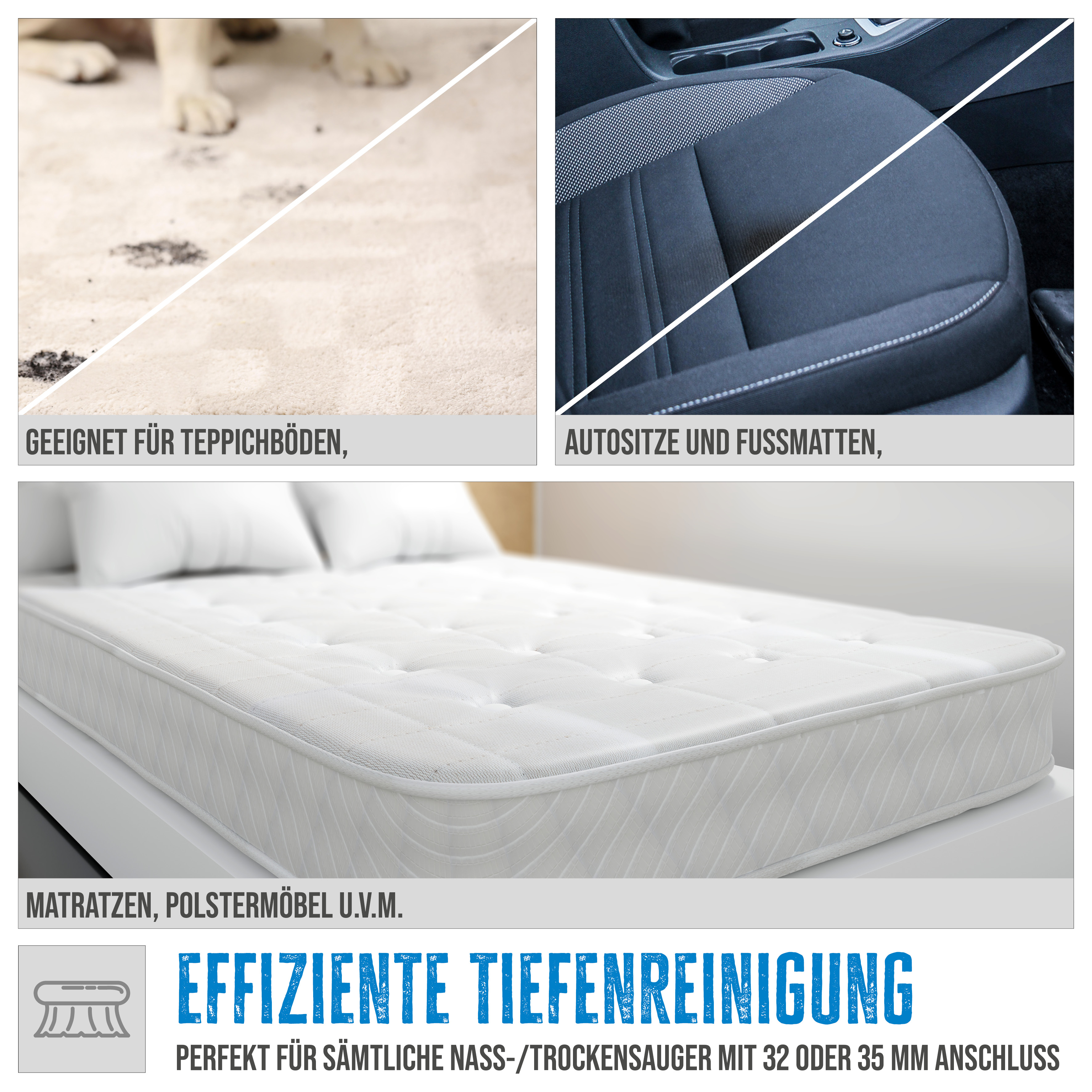 Güde Polsterreinigungsbürste Spot 350