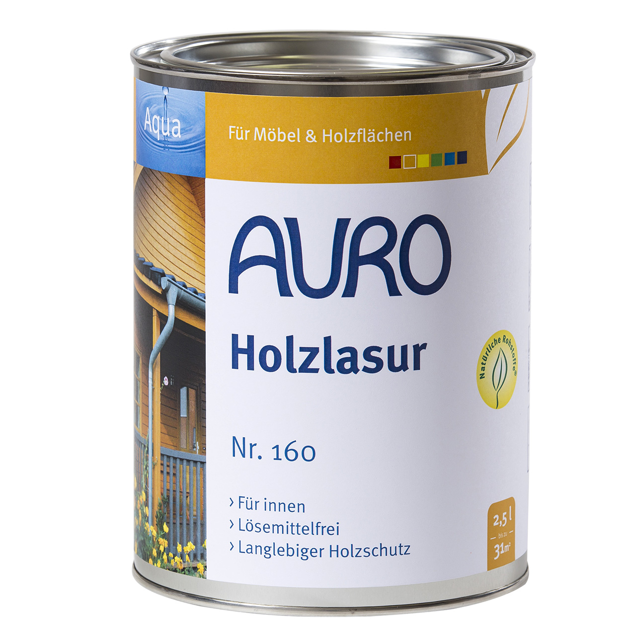Auro Holzlasur Nr. 160 farblos, 2,5L