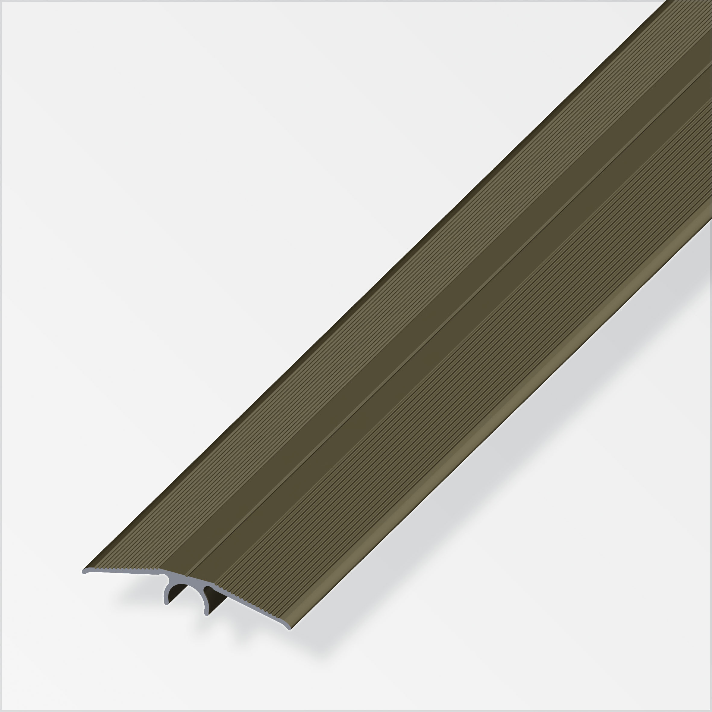 Alfer clipstech®-Übergangs-Profil, 46 mm, bronze Alfer clipstech®-Übergangs-Profil, 46 mm, bronze