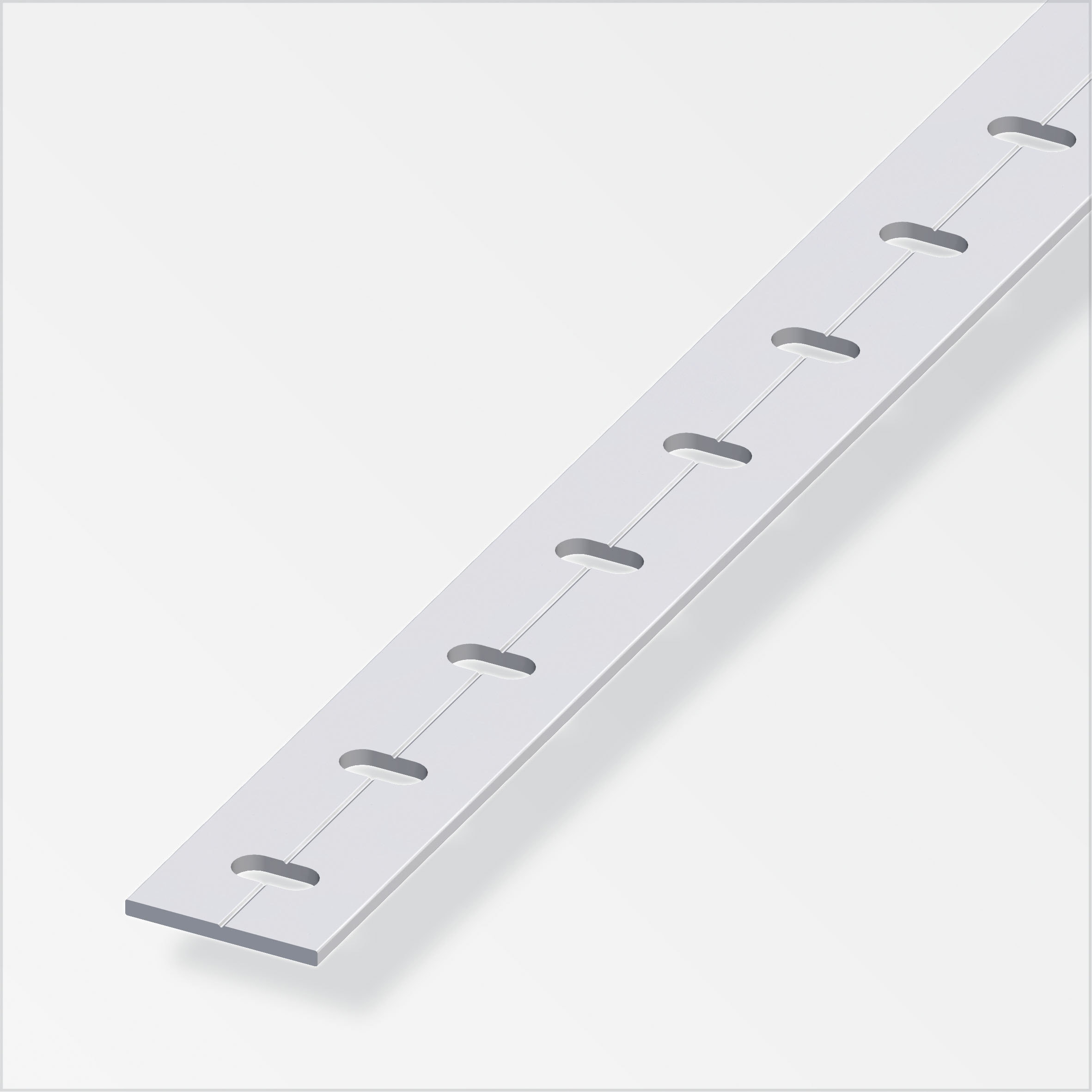 Alfer Flachstange, 23,5 x 2 mm, gelocht, silber