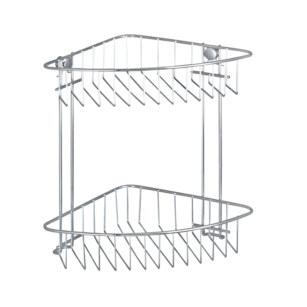 741891-Eckregal-2-Etagen-Classic-chrom_FS_02 WENKO CLASSIC ECKREGAL 2 ETAGEN