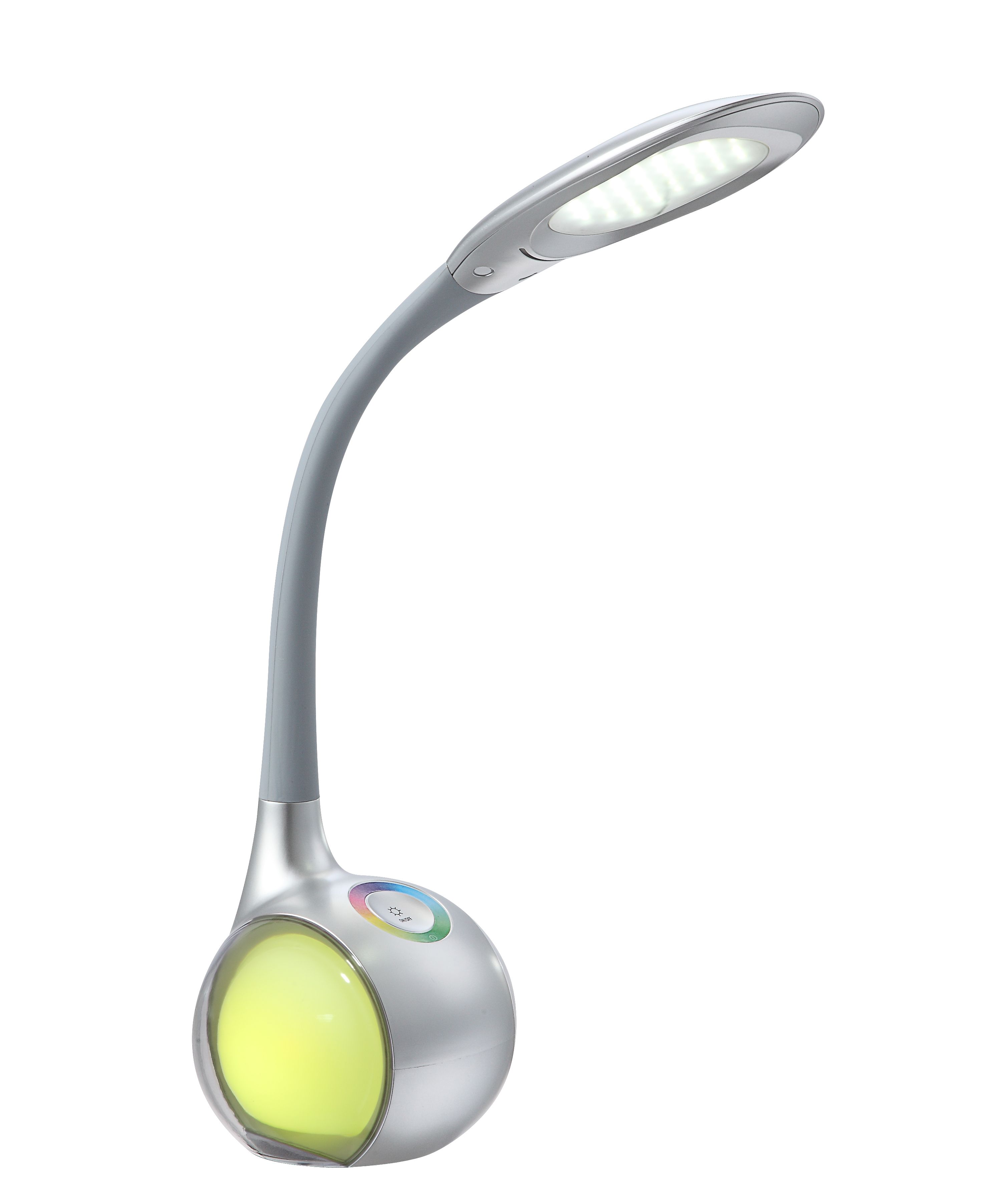 612823_c GLOBO TISCHLEUCHTE 5W 280LM RGB TOUCH DIMMBAR SILBER
