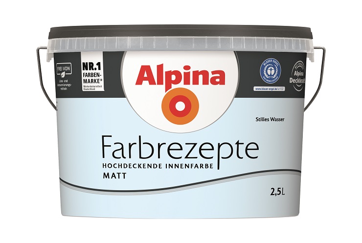 Alpina Farbrezepte Stilles Wasser, 2,5L