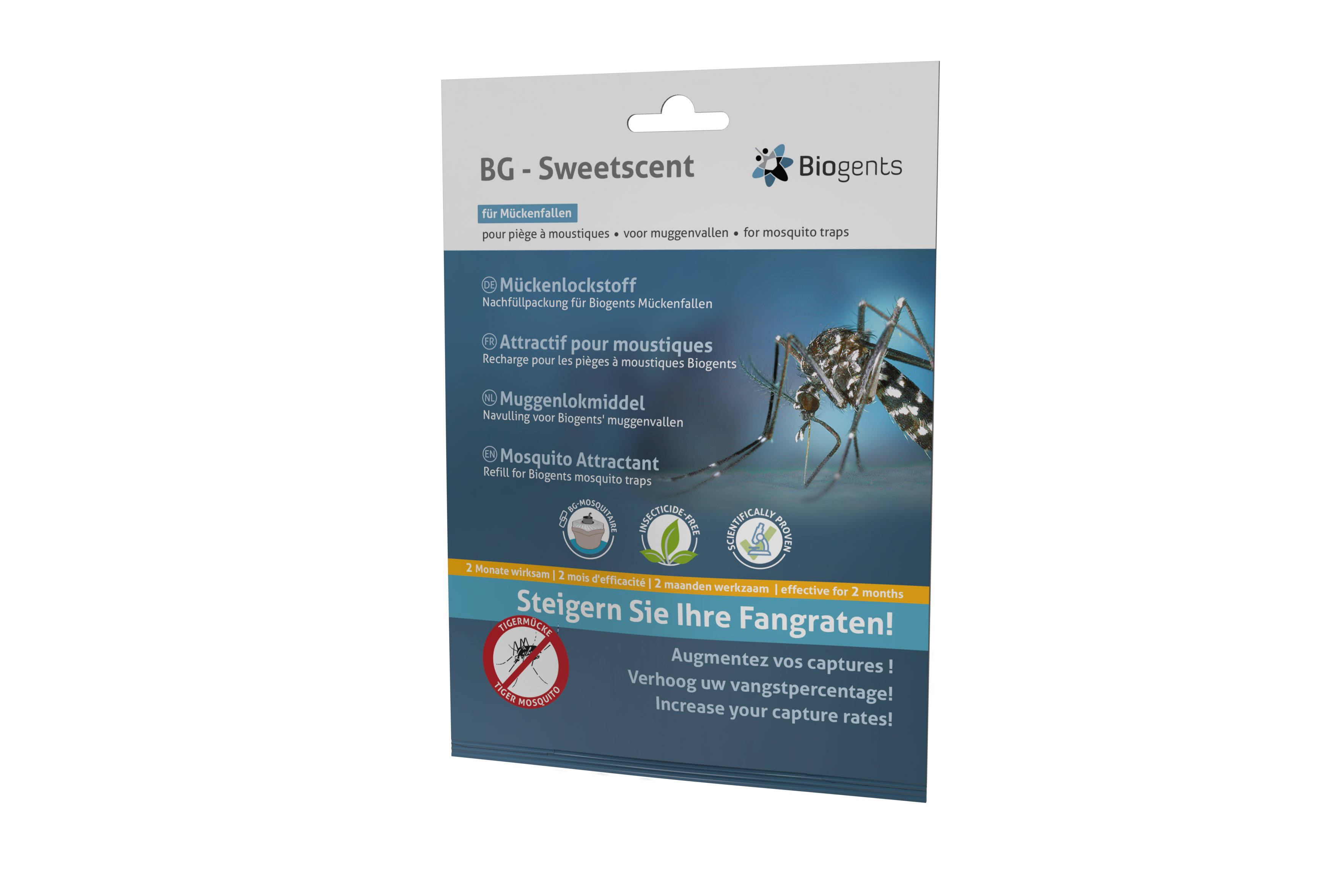 Biogents BG-Sweetscent Lockstoff (2 Monate Nachfüllpackung), 1 Stück Biogents BG-Sweetscent Lockstoff (2 Monate Nachfüllpackung), 1 Stück