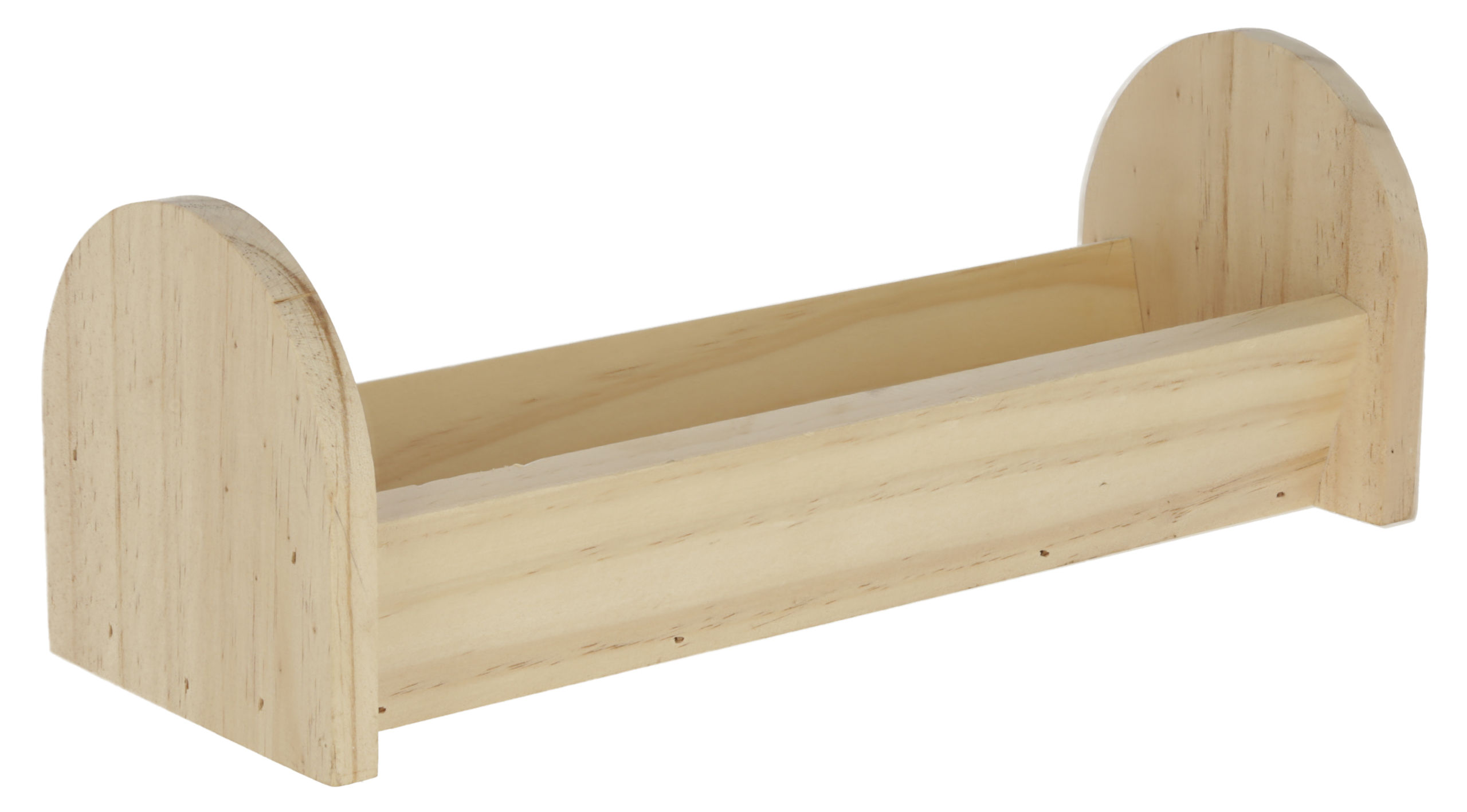Kerbl Futtertrog für Nager aus Holz, 28 x 10 x 10 cm