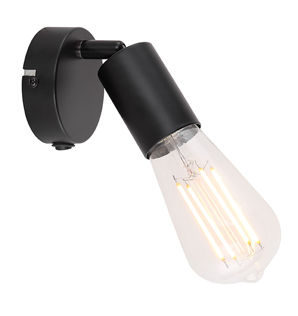 779562-1 Globo Strahler Metall schwarz