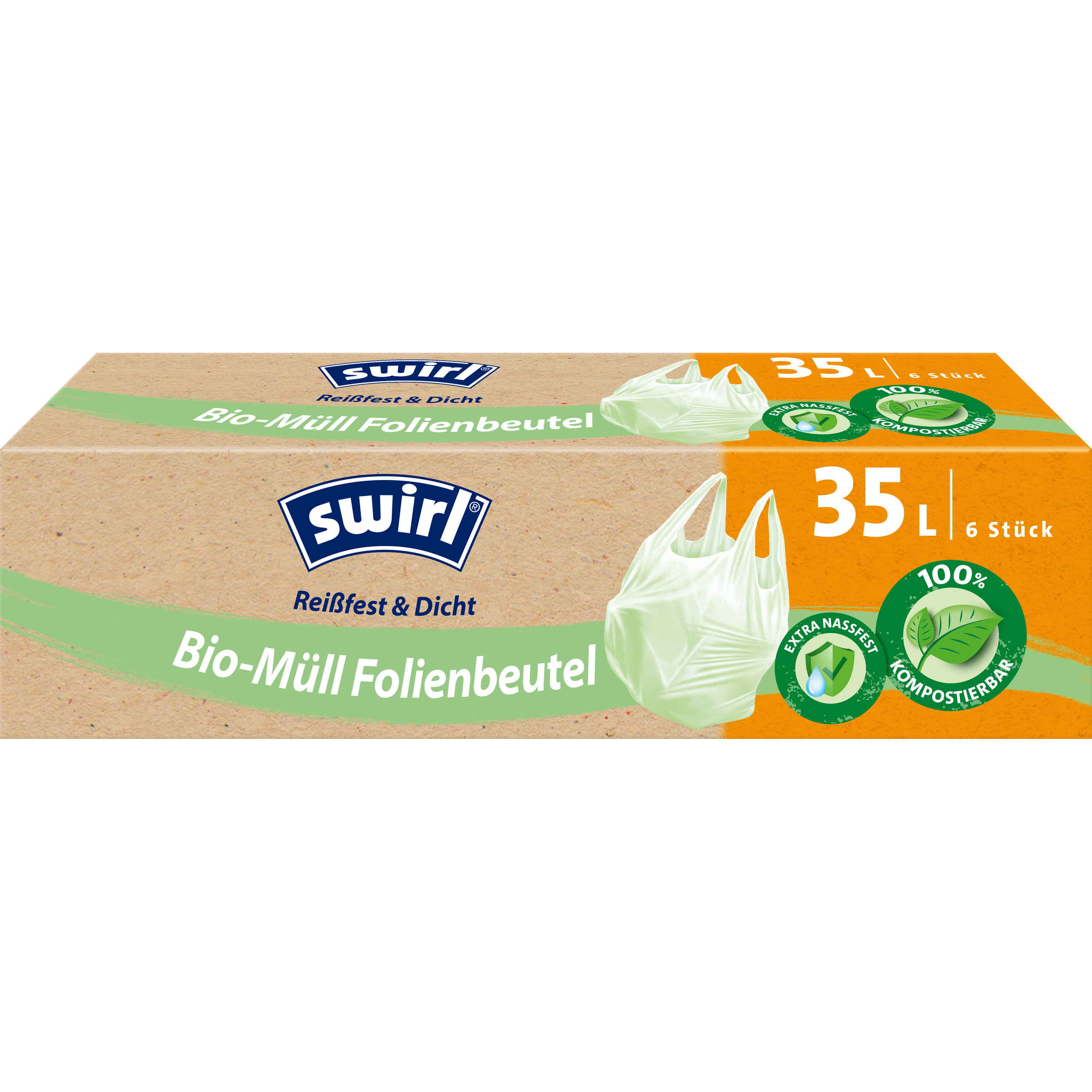 Swirl Bio-Müll-Folienbeutel, 35 L