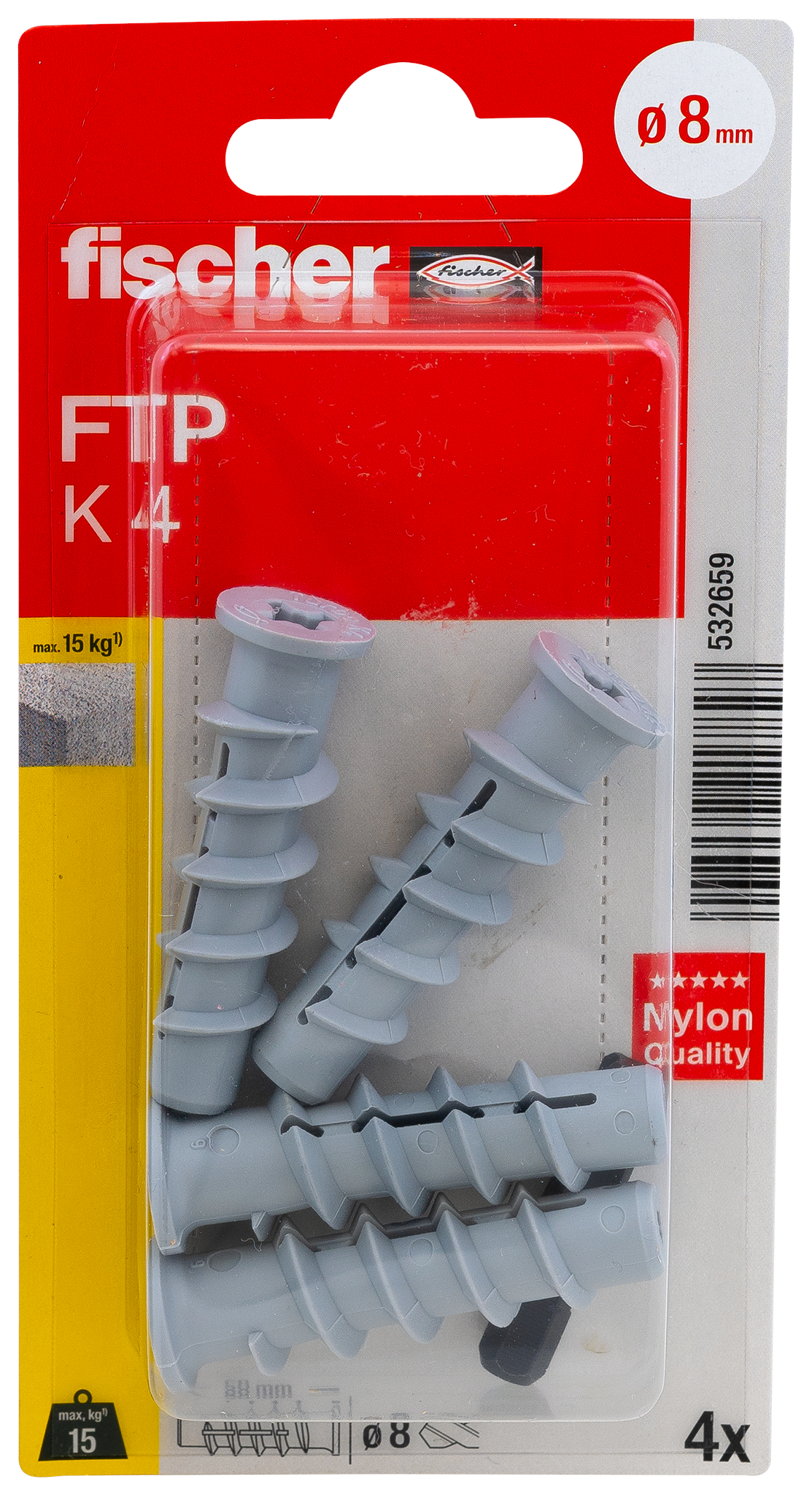 fischer Turbo Porenbetondübel FTP K 4 K (4)