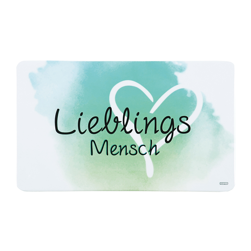 Kesper Frühstücksbrettchen, Melamin, Lieblingsmensch Kesper Frühstücksbrettchen, Melamin, Lieblingsmensch