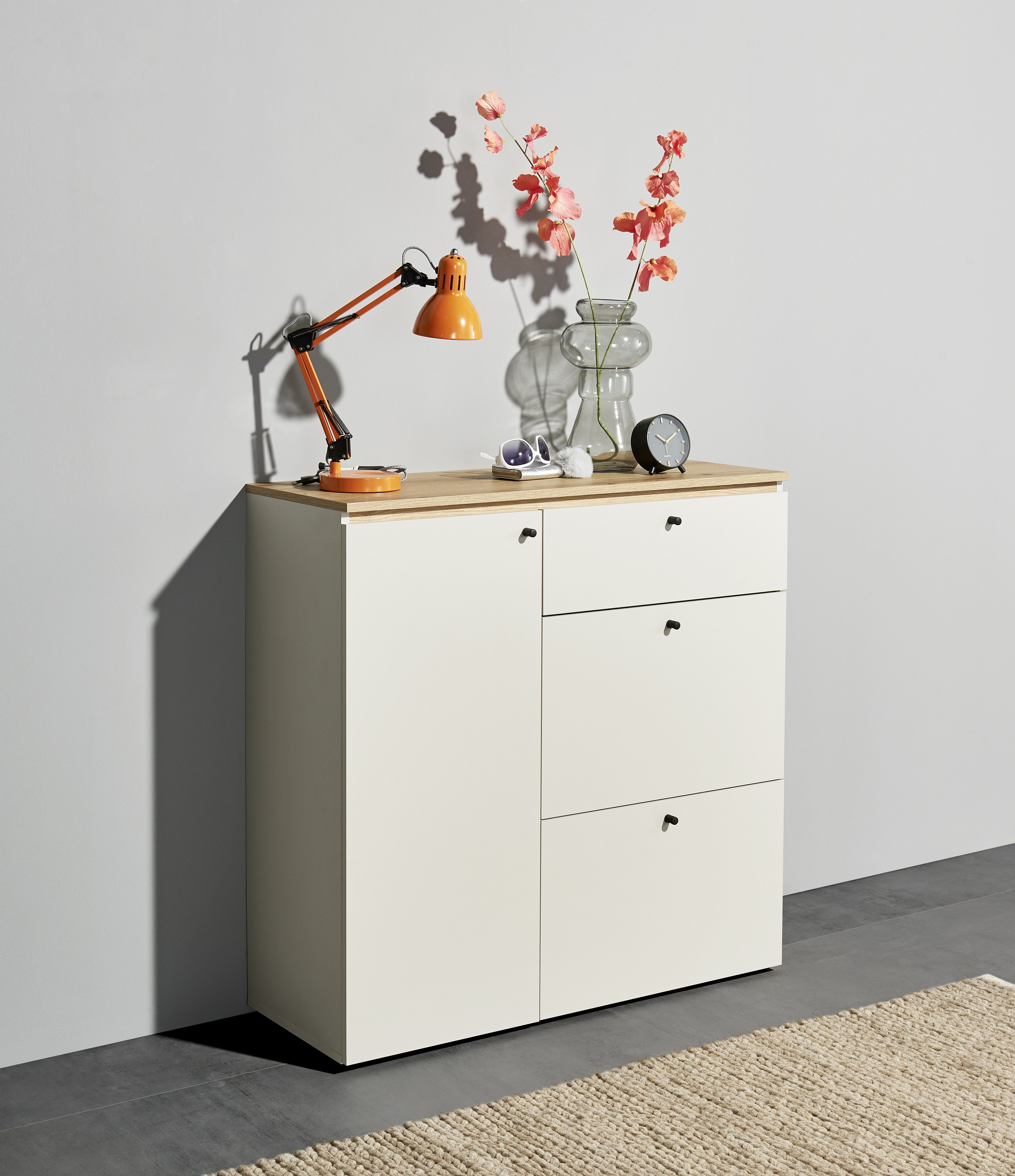 Bega Schuhkommode Lime, B/H/T ca. 102 x 100 x 38 cm