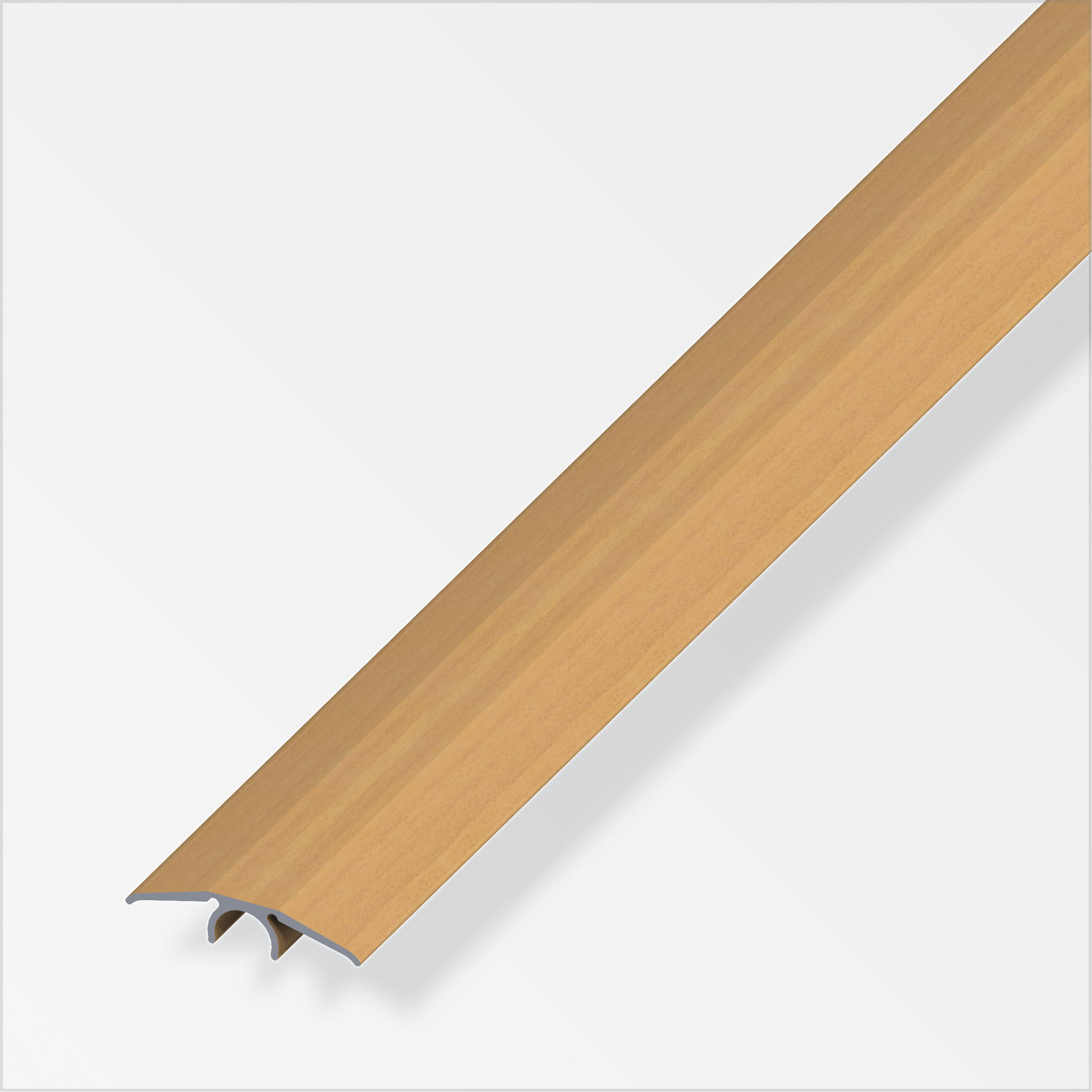 Alfer clipstech Übergangs-Profil, 33 mm, buche