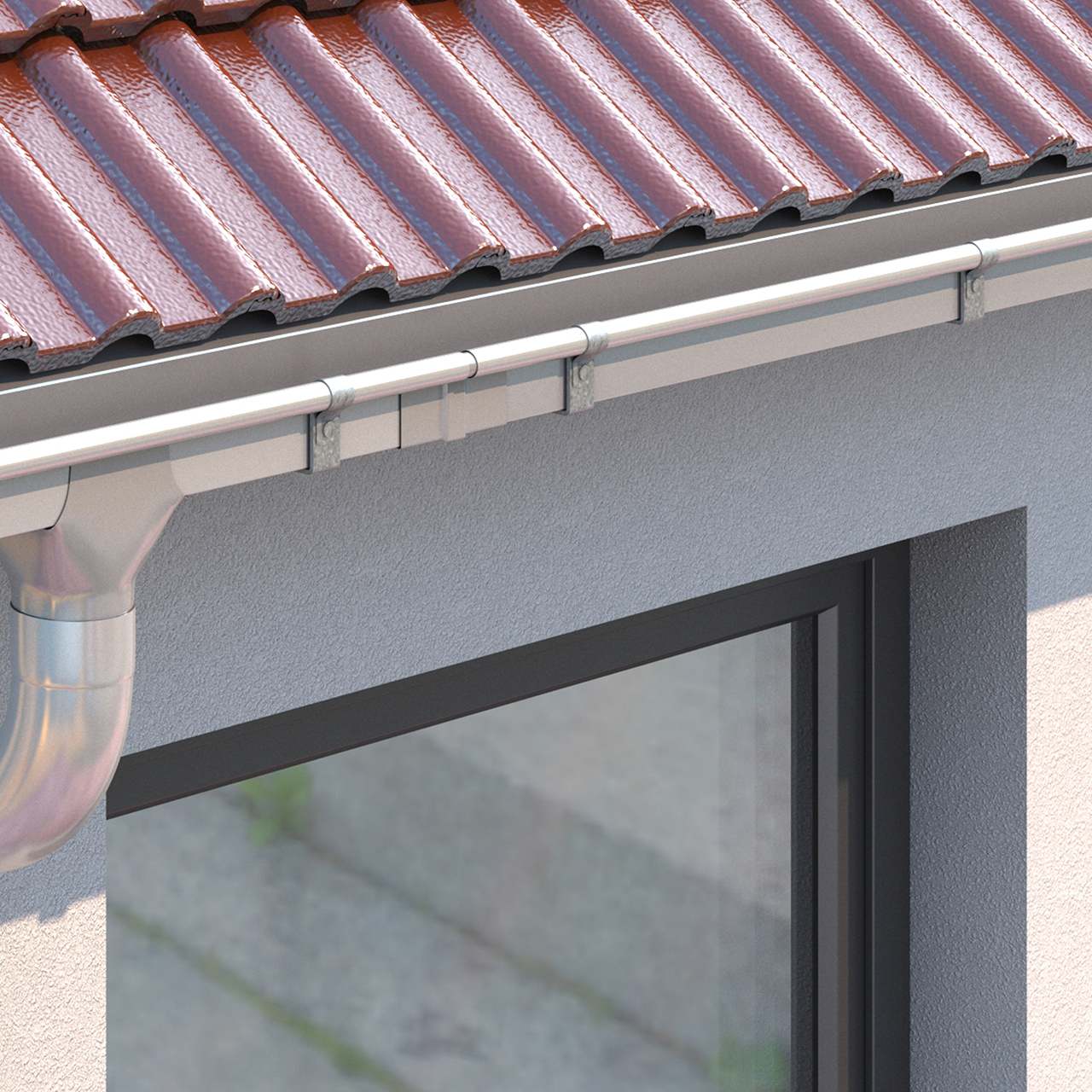 546244-1 Sarei Kastenrinnenverbinder, NW 70 mm